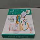 142pcs Wooden Pattern Blocks Montessori Smart Sticks Wooden Tangram Puzzle STEM Toy Activities Preschool Brain Teaser Montessori Toys Gift for 3 4 5 Years Old Kids Boys Girls