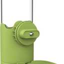 Pet Water Bottle for Cage Crate 26oz Automatic Feeding Water Dispenser for Dog Cat Rabbit (Green, 26oz)