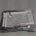 Outus 15 Pieces Mesh Bags Mesh Zipper Pouch Operation Christmas Makeup Bags Cosmetic Travel Organizer Pouch Pencil Case for Office travel(9.84 x 7.09 Inches,Black, Gray, White)