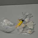 12 Pack Gold Knobs for Dresser Drawers, Brass Dresser Knobs Round Cabinet Knobs for Kitchen Cabinet Cupboard Door Decorative Furniture Hardware, 1-1/4" Diameter, White