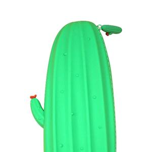 Waterproof Travel Makeup Brush, Storage Bag Green Cactus