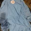 Women's Green Satin Dress Long Lantern Sleeve Mock Neck Puff Shoulder Tie Waist Pleated Cocktail Maxi Slip Dresses, Size L