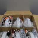 24 Pack 5/6 Inch LED Can Lights with Night Light, 5CCT Retrofit Recessed Lighting Selectable 2700K-6000K Dimmable, 12W=75W, 1200LM Downlight with Metal Smooth Trim - ETL and Energy Star (5CCT+NT-WH)