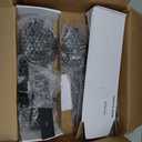 WINSOON 5-16FT Single Wood Sliding Barn Door Hardware Kit 5FT Basic Black Big Spoke Wheel Roller Garage Closet Carbon Steel Flat Track System (5FT)