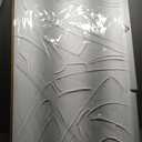 XIANSHOU White Artwork for Walls Contemporary Abstract Art Hand Painted 29"x58" Line Art Wall Decor Large Wall Art for Living Room Bedroom Hotel