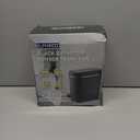 ELPHECO Black Bathroom Trash Can with Lid 2 Gallon Sensor Trash Bin, Automatic Narrow Garbage Can, Waterproof Smart Trash Can, Slim Motion Sensor Waste Bins for Bathroom, Living Room, Office