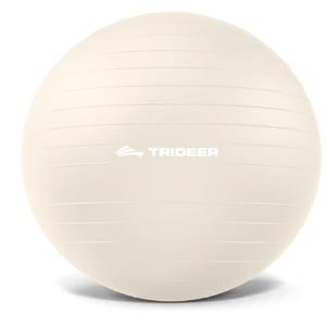 Trideer Exercise Ball for Yoga, Pilates & Fitness – Stability Ball Equipment for Home Gym & Office Chair, Core & Balance Training Accessories, Physical Therapy Equipment, Quick Pump Included, 5 Sizes