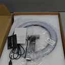 Ring Light with Stand for Desk,Adjustable Overhead Phone Mount with 10" Ring Light Tripod for iPhone,Phone Tripod with Light and Remote Phones Holder for Video Recording,Live Stream,Cooking Video