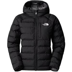 THE NORTH FACE Girls' Reversible Perrito Hooded Jacket | 2 in 1 Winter Coat, Lightweight & Water Repellent (Small, Black)