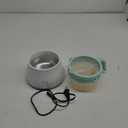 Candy and Chocolate Melting Pot with 2 Pots, Mini Electric Fondue Pot, Melts Candy Chocolate in a Couple of Minutes, Ideal for Cake Pops Cookies Cakes, 2.5 Cups, Aqua