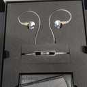 Questyle NHB12 Wired Earbud for iPhone with Headphone Amps [Apple MFi Certified] True Lossless in-Ear Earphones with Lightning Connector 192kHz Hi-Res Music IEM HiFi Stereo Audiophile Ear Buds (Silver)