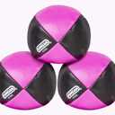 Duncan Toys Juggling Balls, Multicolor, Vinyl Shells, Circus Balls with 4 Panel Design, Plastic Beans, 3 Pack, Black & Pink