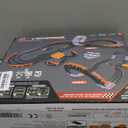 Slot Car Race Track Sets for Boys Age 4 5 6 7 8-12, Electric Race Car Track with 4 High-Speed Racing Car, Dual Racing Game Lap Counter Circular Overpass Track, Christmas Birthday Gifts Toys for Kids