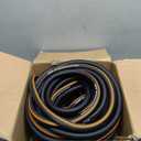 VEVOR Garden Hose, 100 ft 5/8" Heavy Duty 4-Layer Rubber Water Hose, 150PSI Working & 600PSI Burst, Flexible & Non-kink Outdoor Waterhose with 3/4" Fitting, Lightweight Hoses for Gardening Cleaning