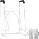 Zipcase Large Size Stocking Donner, Sock Aid Tool to Put on Compression Socks for Large Calves from 18" to 20" in Circumference (Compatible for JOBST,SB SOX, CHARMKING, FITRELL, Blue maple, COOLOVER) White