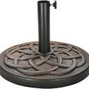 Elevon 35lb Heavy Duty Umbrella Base, Bronze