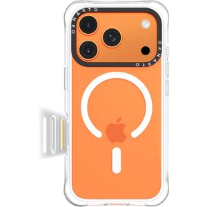 ORNARTO Air Case for iPhone 17 Pro Max Clear | Military-Grade Drop Protection | Camera Control Button | Compatible with MagSafe | Built-in Air Phone Cover - White