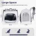 Innovative Traveler Backpack Pet Carriers Cat Backpack with Breathable Mesh Puppy Travel Carrier with Soft Padded Reinforced Support Foldable Small Dog Carrying Backpack for Kitty up to 15lbs (Grey)