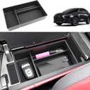 2022 2023 2024 2025 2026 NX 250/350/350h/450h+ Center Console Organizer for Lexus NX, Durable ABS Plastic&Anti-slip Rubber Console Armrest Tray Insert 2026 2025 NX250/350/350h/450h+ Accessories