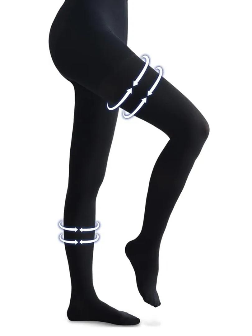 Beister Medical Compression Pantyhose for Women & Men, Opaque Closed Toe 20-30mmHg Graduated Support Tight, L