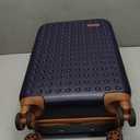 Kono Carry On Luggage 22x14x9 Airline Approved Lightweight Hardside Suitcase with Spinner Wheels & Built-in TSA Lock (Navy, 20 Inch)