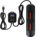 800W, 1200W Aquarium Heater, External Digital Temperature Controller, Double-Tube Heating, Fast and Energy-Saving. Suitable for Freshwater and Saltwater Aquariums. (1200W) (1200W(150gallon-300gallon))