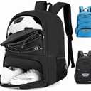 Hsmihair Youth Soccer Bag-Soccer Backpack&Backpack for Football Basketball,with Ball Compartment Separate Cleat Package
