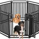 Heavy Duty Tube Dog Playpens,Dog playpen Outdoor for Large Dogs,Puppy Play Pen for Indoors,40" H 8 Panels