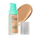 Almay Clear Complexion Foundation, Oil-Free Face Makeup for Acne-Prone Skin, Buildable Coverage, Soft-Matte Finish, Vegan, 400, 1 fl oz