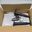 Solar Street Lights Outdoor Motion Sensor, 6500K Dusk to Dawn LED Solar Flood Light, Waterproof Security Light for Outside Garden Yard Parking Lot, 2PCS (White)