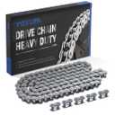 YOXUFA 420 Drive Chain 120 Links Heavy Duty for 50cc 70cc 90cc 110cc 125cc CRF150 Grom YZ80 SSR KLX NST SDG TaoTao Coolster Apollo Kazuma Baja Lifan 4 Wheeler ATV Quad Go Kart Dirt Pit Mini Bike Parts