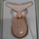 Light Based Face-Neck-Massager - 7 Color Portable Facial Massager for Skin Care, Glossy Pink