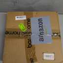 basic home 18x18 Decorative Throw Pillow Inserts-Down Feather Pillow Inserts-Square-Cotton Fabric-Set of 2-White