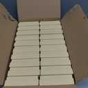 MESHA Jewelry Gift Boxes, 3.5x3.5x1 Inch 20 Pcs Matte Small Gift Box with Lids, Small Cardboard Jewelry Boxes with Cotton Filled and Lids, JewelryBox Bulk for Festive Day Brown