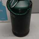 Insulated Water Bottle with Silicone Boot (36hrs Cold/18hrs Hot) - DIY Stickers, [2-in-1 Lid], BPA Free, 128 oz (Jungle-Black)