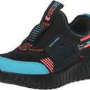 SKECHERS Boy's Depth Charge 2.0-Techno Point Sneaker (13 Little Kid, Black/Multi)