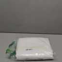 Joydeco White Curtains Backdrop for Wedding Parties, Photo Backdrop Curtains for Wedding Decorations Birthday, Wrinkle Free Polyester 5ft x 10ft Fabric Drape 2 Panels with Rod Pockets