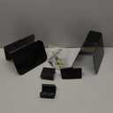 2pcs Motorcycle E Track Wheel Chock E Track Dirt Bike Wheel Chock Supports Tires up to 6 inch Wide