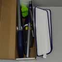 Microfiber Spray Mop for Floors Cleaning: Wet Dry Hardwood Floor Mops with 3 Washable Reusable Pads for Swiffer Power mop - Flat Mop with Sprayer for Tile Wood Laminate Vinyl Marble (Dark Blue)