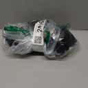 Women Yoga Scrub Pants Straight Mid Rise Elastic Waist Cargo Work Pants with Five Pocket 4-Way Stretch (Medium, Black)