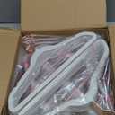 Smartor Kids Velvet Hangers 50 Pack, 14 Inch Premium Non Slip Kids Felt Hangers for Closet, Space Saving Toddler Clothes Hanger for Youth's Childrens' Clothes (Rose Gold Hook)- White