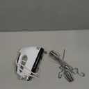 Electric Hand mixer - 7 Adjustable Speed 180W Handheld Mixer Electric Whisk with 5 Stainless Steel Accessories, Turbo Boost/Self-Control Speed + Eject Button Food Beater for Cakes Eggs (Off white)