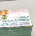 Eleganttime 4 Pack Easy Grip Handle Glass Fermentation Weights Great Mason Jar Wide Mouth Canning Fermenting Pickling Sourkrout Kraut Weight Fermentation Kit