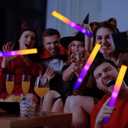 12 Pcs LED Glow Sticks Bulk Halloween Foam Stick Glow with 3 Modes in Dark Party Supply Flashing Effect Vintage LED Decor Reusable Light for Party Wedding Birthday Concert Halloween Christmas