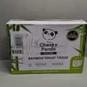 The Cheeky Panda Bamboo Toilet Paper Bulk | 12 Family Sized Rolls with 360 Soft Sheets Each (4320 Sheets) | Super Strong 3 Ply Biodegradable Toilet Paper