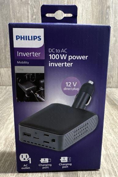 Philips Inverter - Mobility Elite - DC to AC 100 W Power Inverter
