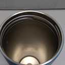 Owala SmoothSip Slider Insulated Stainless Steel Coffee Tumbler, Reusable Iced Coffee Cup, Hot Coffee Travel Mug, BPA Free 20 oz, Grey/Blue (High Dive)