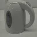 OVENTE Electric Kettle, 1.7L Fast Boiling Water Heater for Coffee or Tea, BPA Free with Water Level Gauge, Auto Shut-Off, Boil-Dry Protection, Indicator Light and Removable Filter, White KP72W