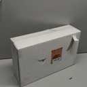 Nervure 175PCS Thanksgiving Plastic Plates - Disposable Fall Dinnerware Set - White and Gold Plates with Maple Leaves Include 50Plates, 75Silverware, 25Cups, 25Napkins for Thanksgiving Party