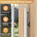 ForoGore 4 Pack Fence to Wall Anchor Compatible with FXW Dog Playpen, Dog Playpen Accessories for Yard, Fireplace, Doorways Indoor/Outdoor(Black)